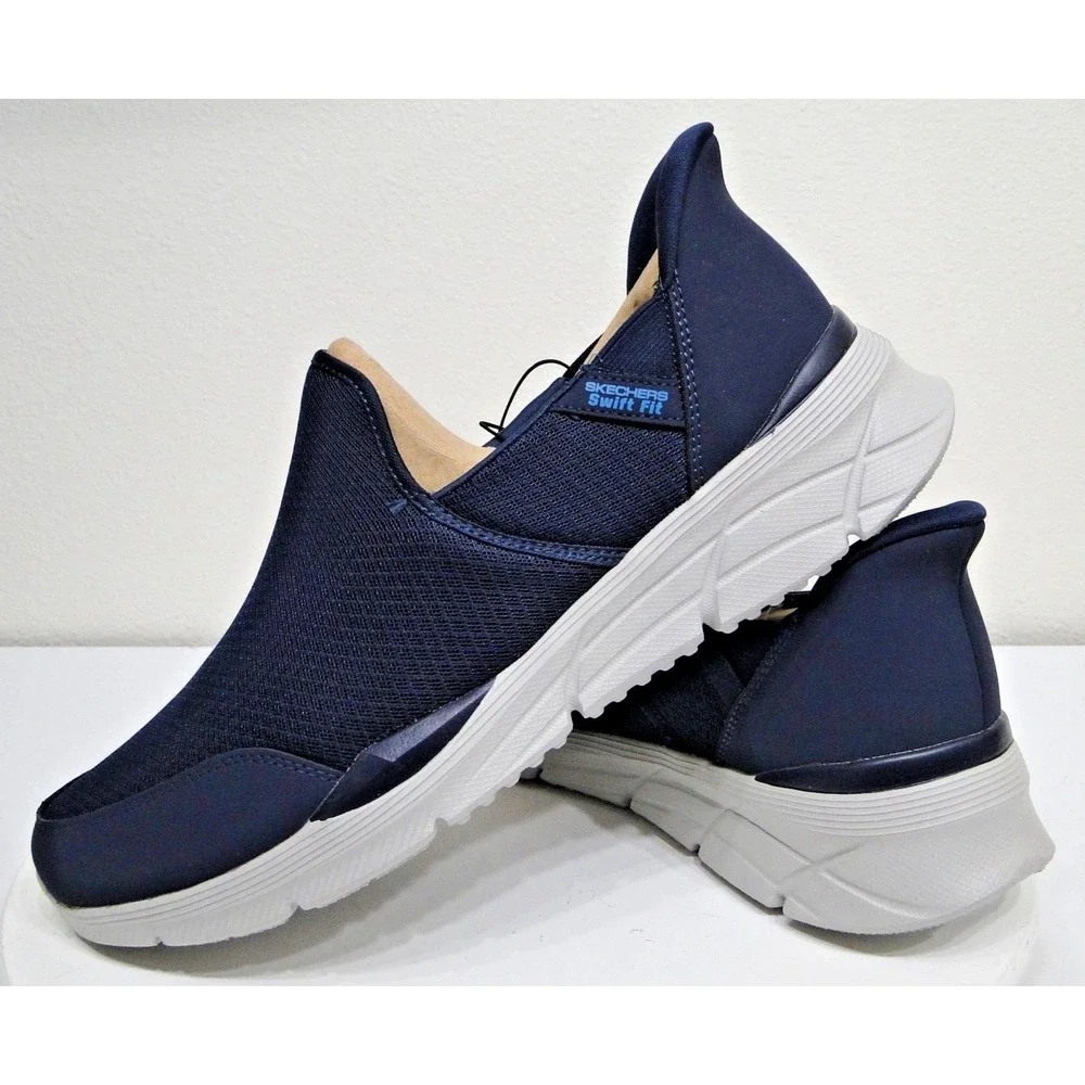 Skechers Equalizer Swift Fit Mens 13 Navy NEW in box Hands Free Slip‎ On 16997S